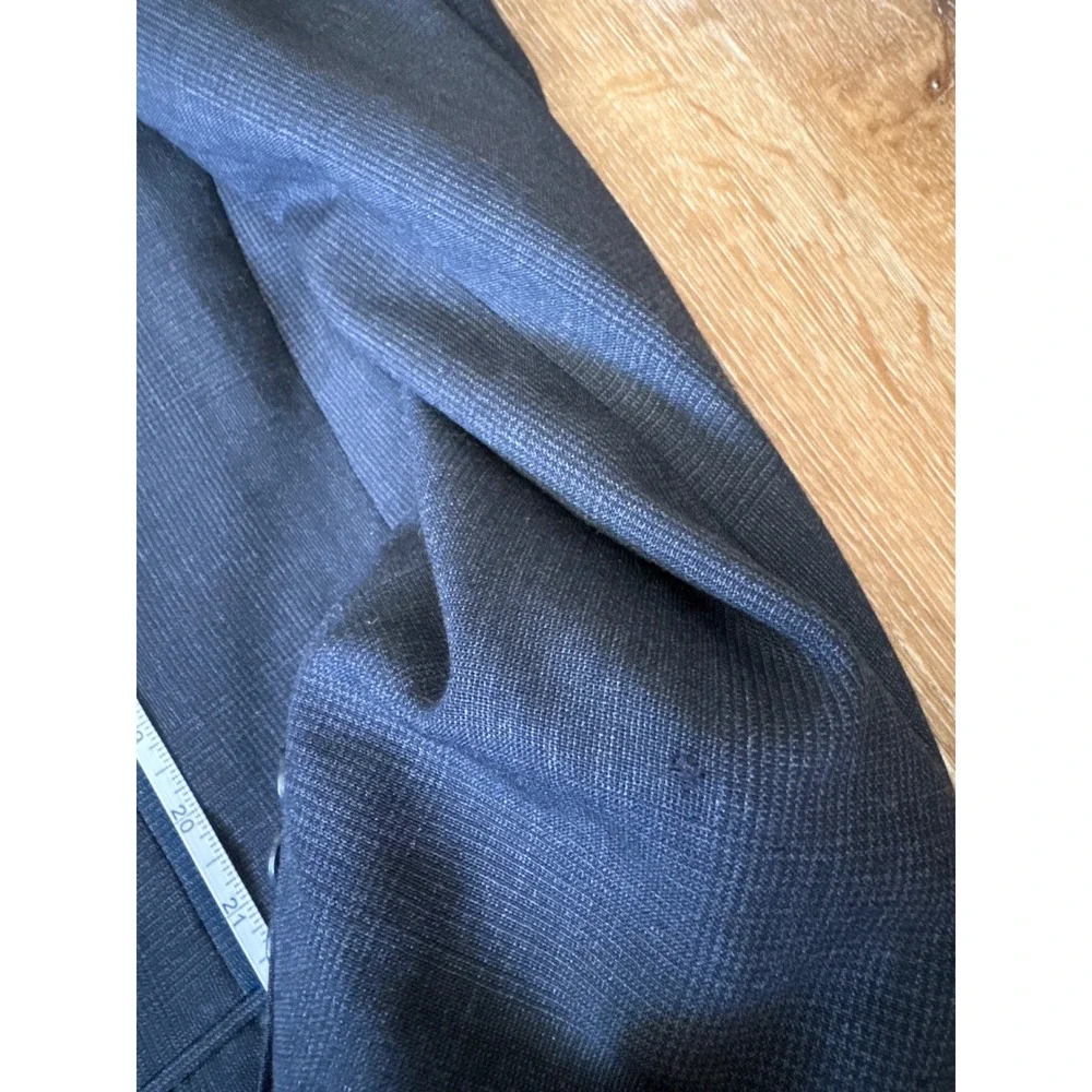 Lanvin Paris Charcoal Vintage Mens Virgin Wool Blazer Sport Coat Size XL
